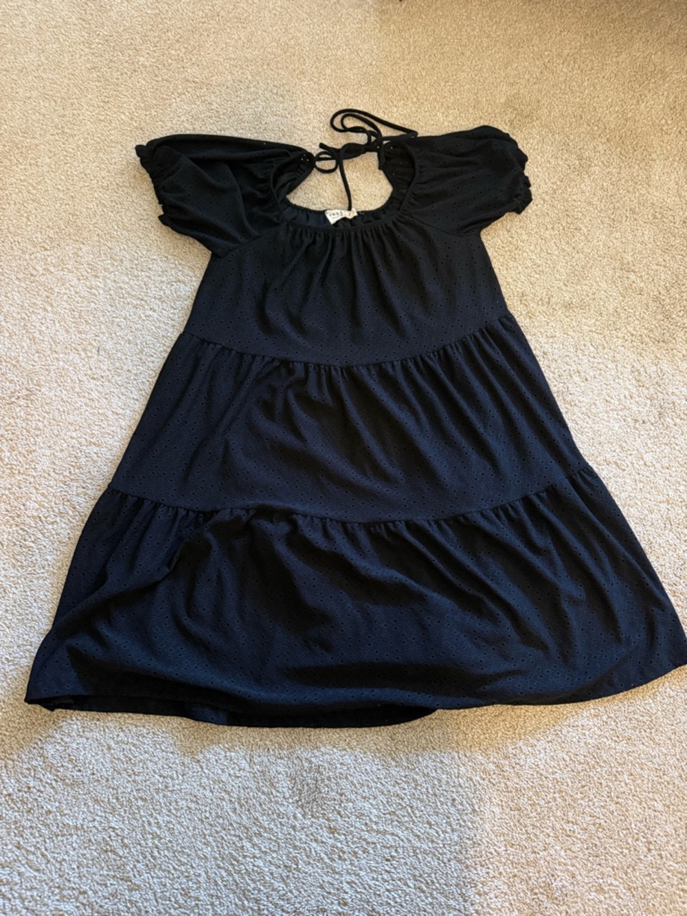 Black Tiered Dress